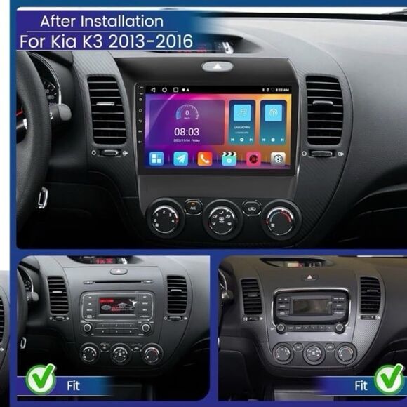 2+32 GB Android 13 Radio 9 Inch with Wireless Carplay Android - Picture 2 of 3